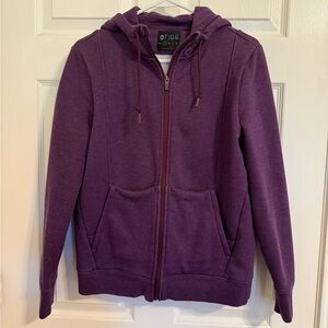 Figs Deep Purple Hoodie